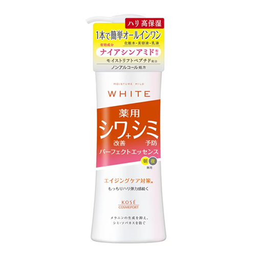 코세 KOSE 모이스처 마일드 화이트 링클케어 퍼펙트 올인원 에센스 230mL