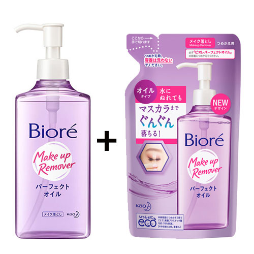 비오레 클렌징 퍼펙트 오일 본품230ml+리필210ml세트 