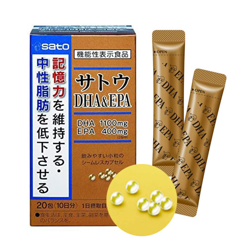 사토제약 EPA&DHA 20포(10일분) 