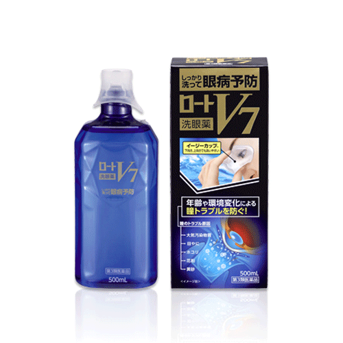 로토 V7 세안액 500ml 눈세척 안구세정 눈병예방