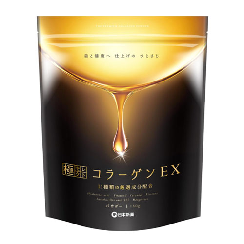 일본신약 극셀렉트 콜라겐 EX 파우더 180g 저분자콜라겐 히얼루론산 비타민 미용성분함유