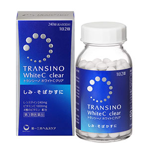 트란시노 화이트C 클리어 240정 【제3류의약품】대용량 60일분 