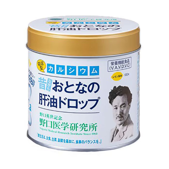 노구치 의학연구소 성인용 간유드롭 흡수형 칼슘 플러스 100정 [영양기능식품]