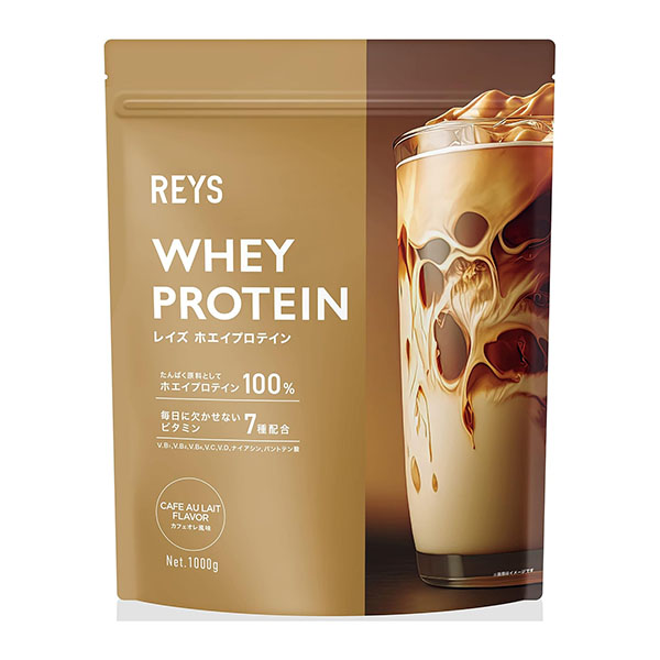 REYS 레이즈 유청 단백질 프로테인 1kg 카페오레맛