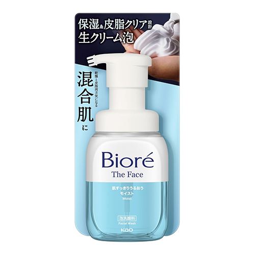 비오레 더 페이스 모이스트 폼 클렌저 본품 200ml (복합성 피부용) 