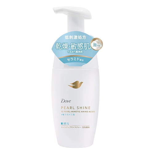 도브 펄샤인 민감성 피부 센서티브 모이스처 거품 클렌징폼 170mL (펌프형)