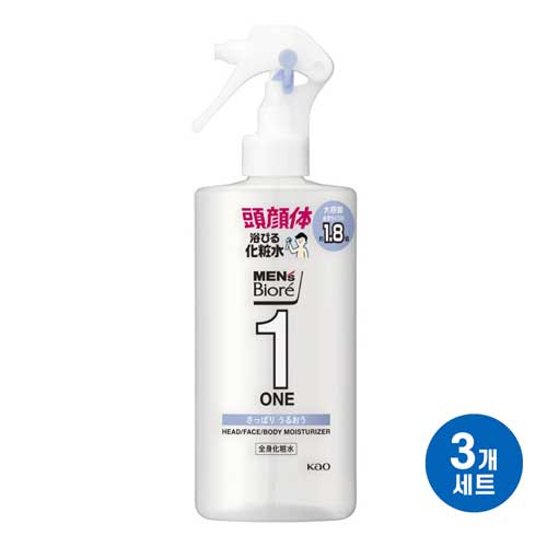 맨즈 비오레 ONE 올인원 전신 스킨미스트 산뜻 대용량 280ml3개세트